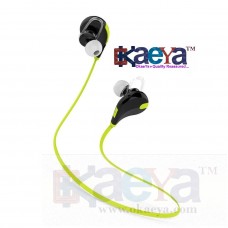 OkaeYa Jogger Bluetooth Headset for Android/iOS Devices (color may vary as Green, Red, Black)